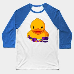 Beach Rubber Duck Baseball T-Shirt